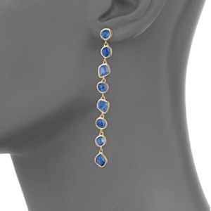Monica Vinader - Siren Kyanite & Gold Earrings